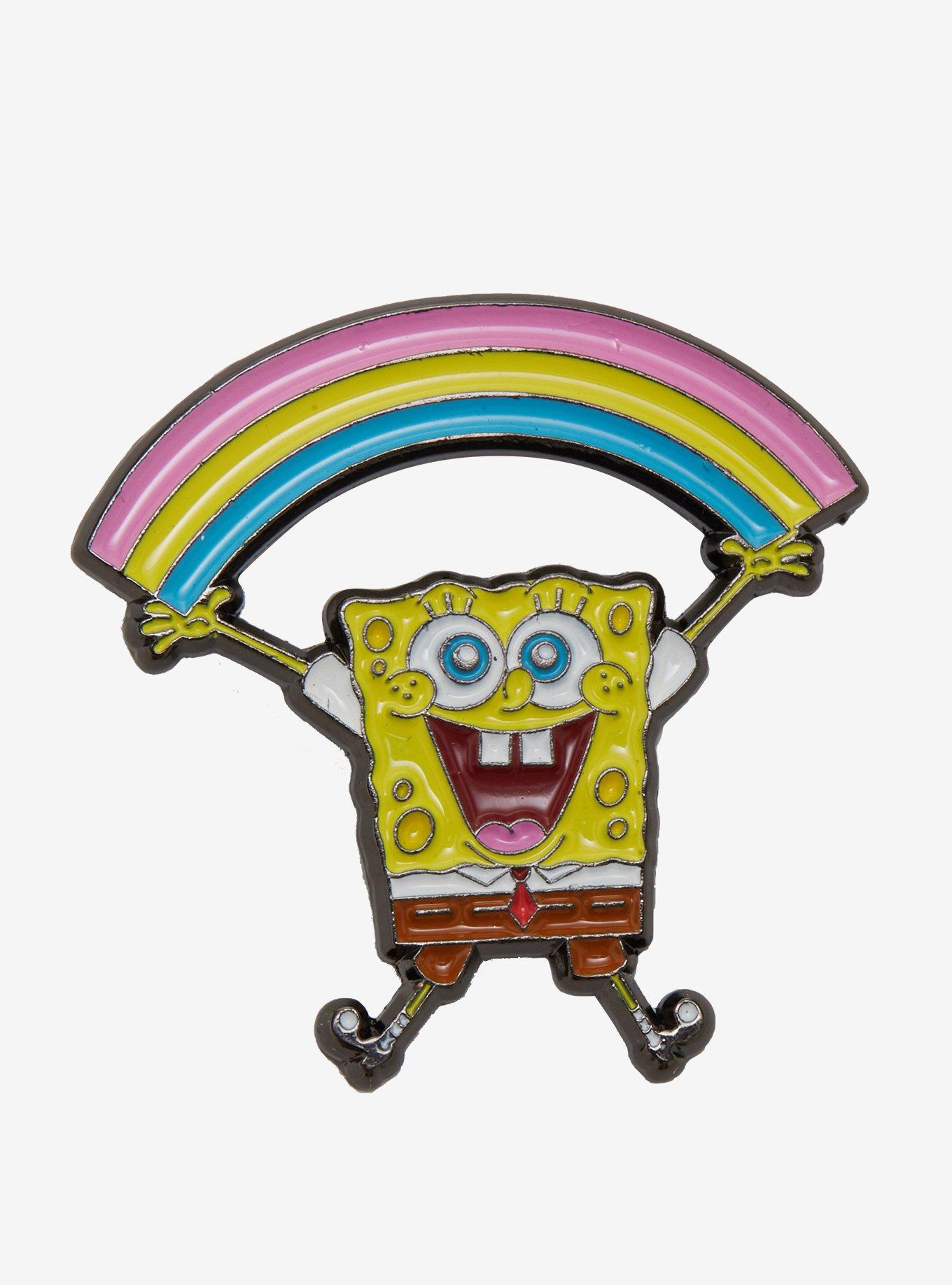 SpongeBob SquarePants Rainbow Enamel Pin, , hi-res