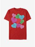 Marvel Avengers Candy Hearts T-Shirt, RED, hi-res