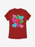 Marvel Avengers Candy Hearts Womens T-Shirt, RED, hi-res