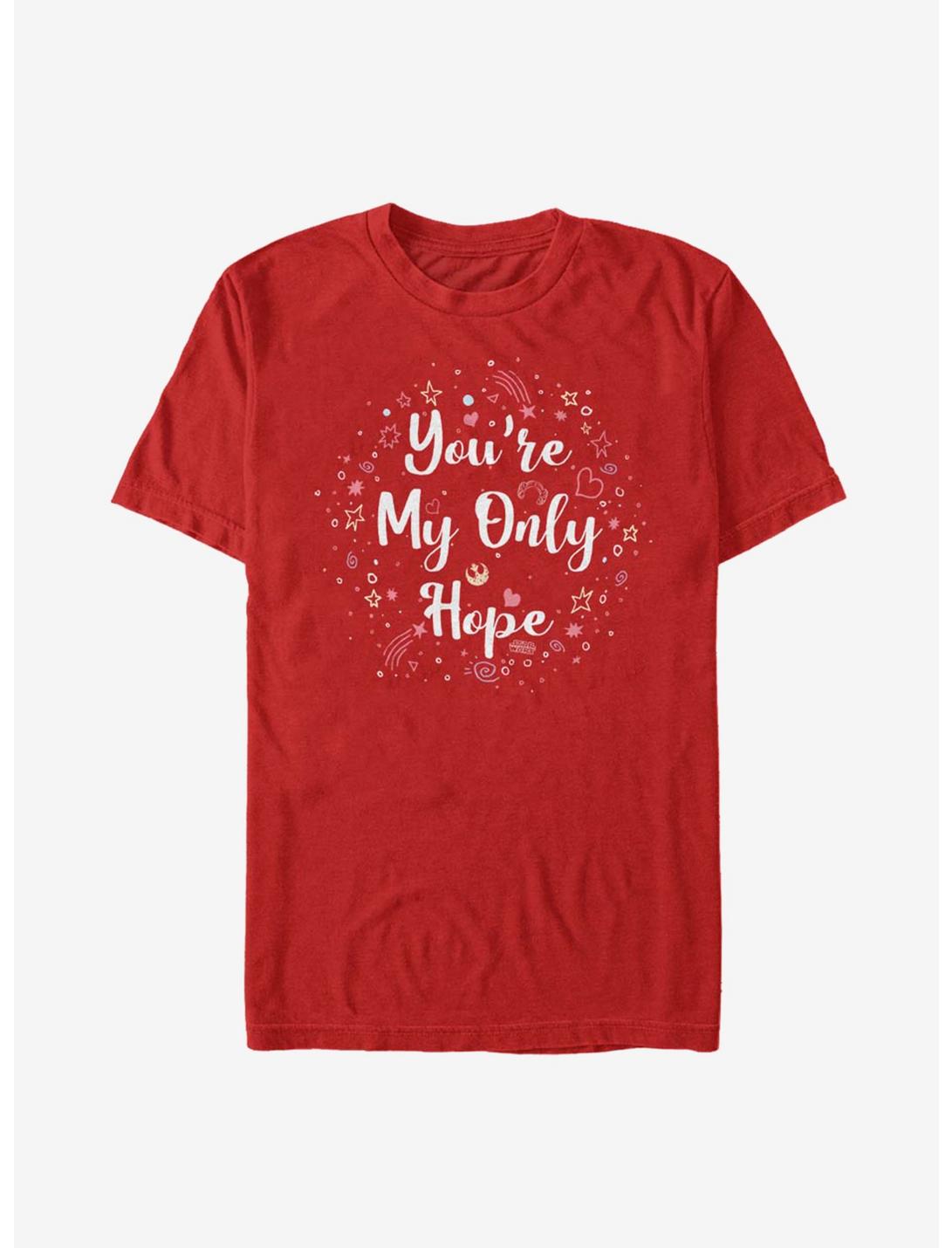 Star Wars Only Hope T-Shirt, RED, hi-res
