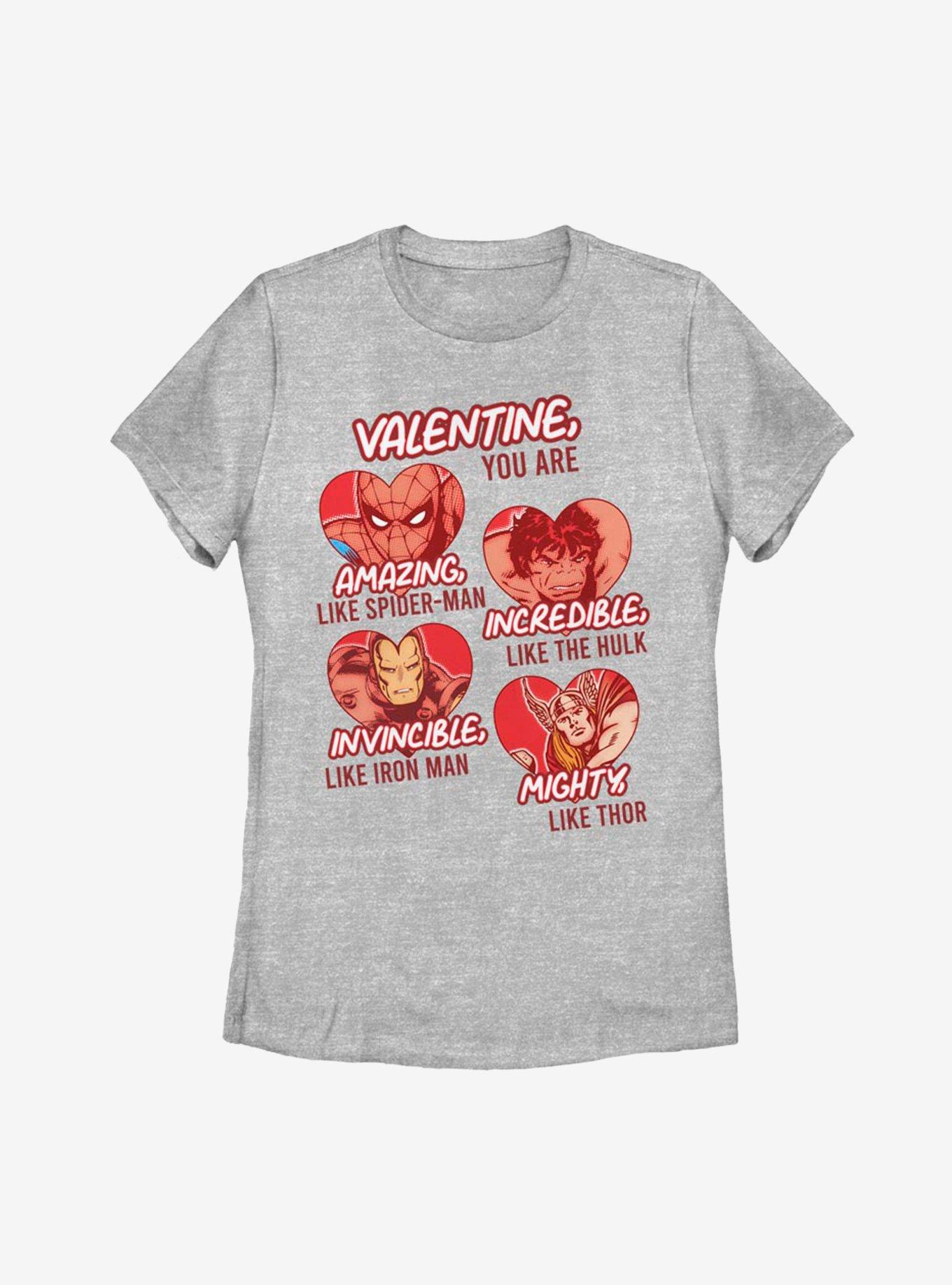 Marvel Avengers Valentine You Are Marvel Womens T-Shirt, , hi-res