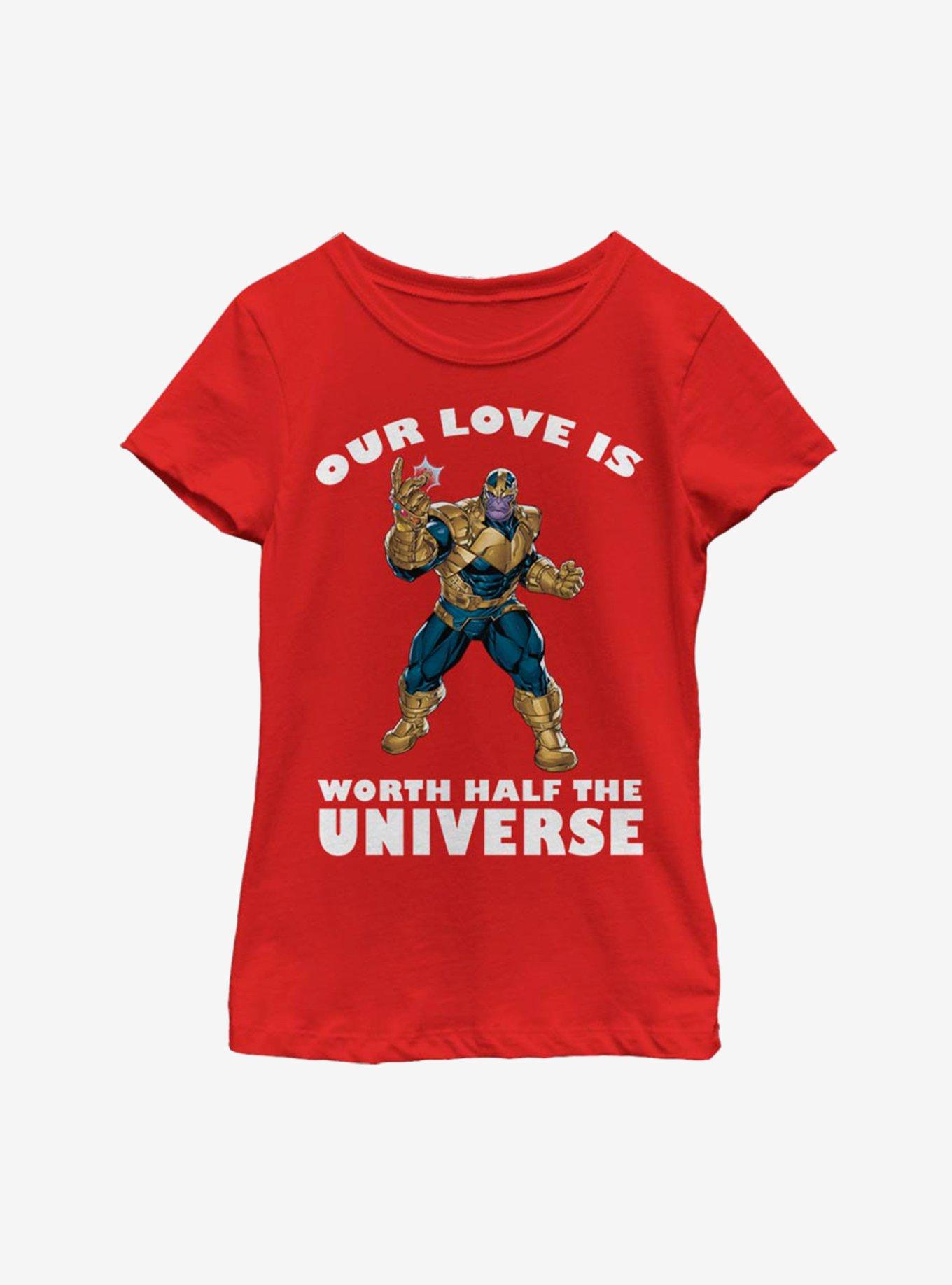 Marvel Avengers Thanos Universal Love Youth Girls T-Shirt, , hi-res