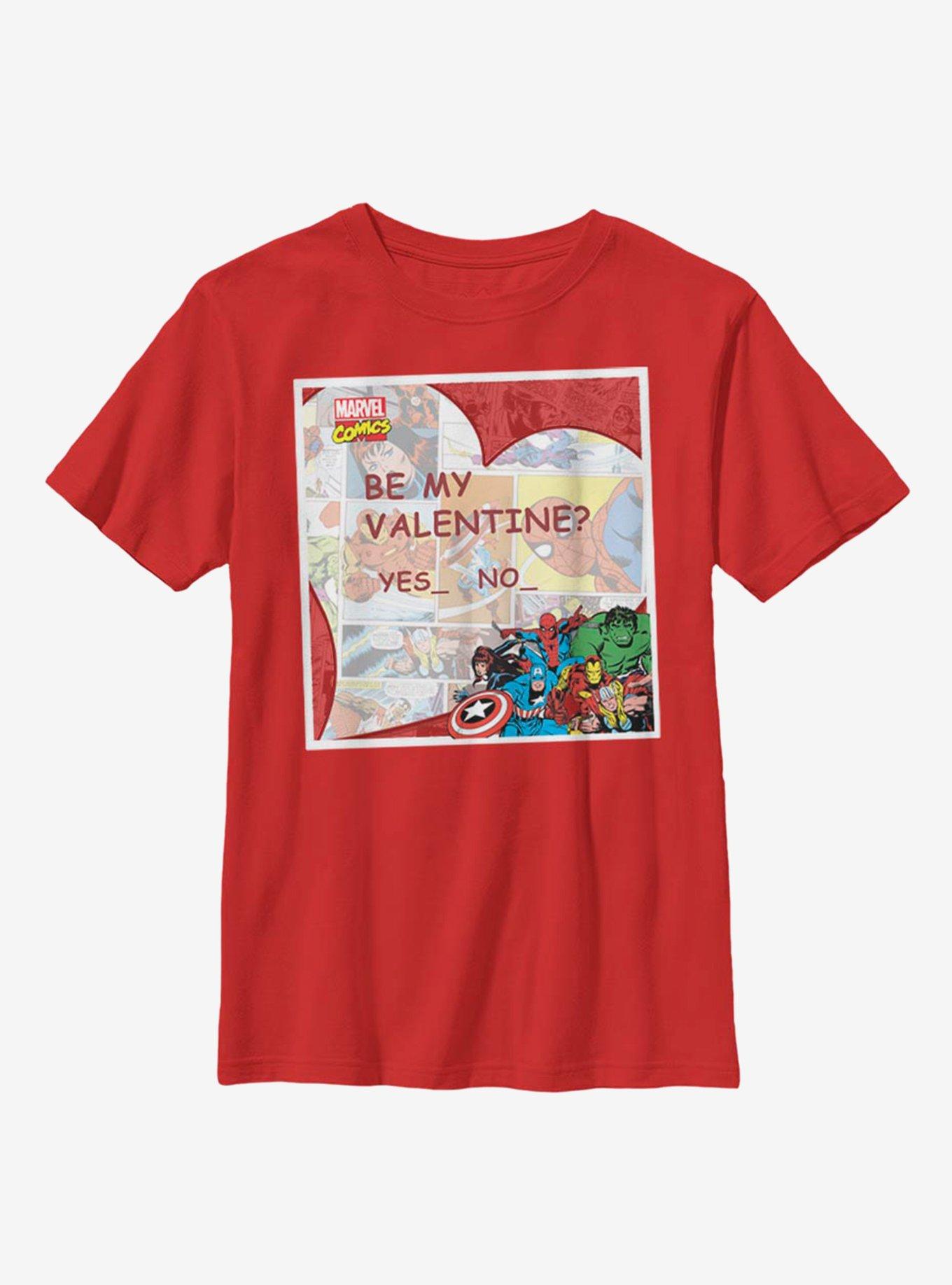 Marvel Avengers Valentine Youth T-Shirt, , hi-res