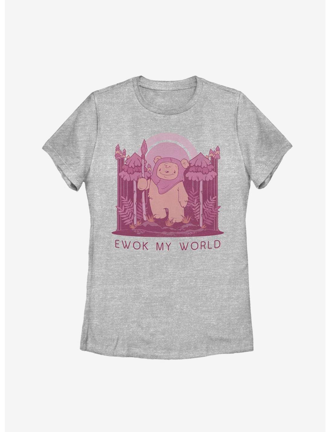 Star Wars Ewok My World Womens T-Shirt, ATH HTR, hi-res