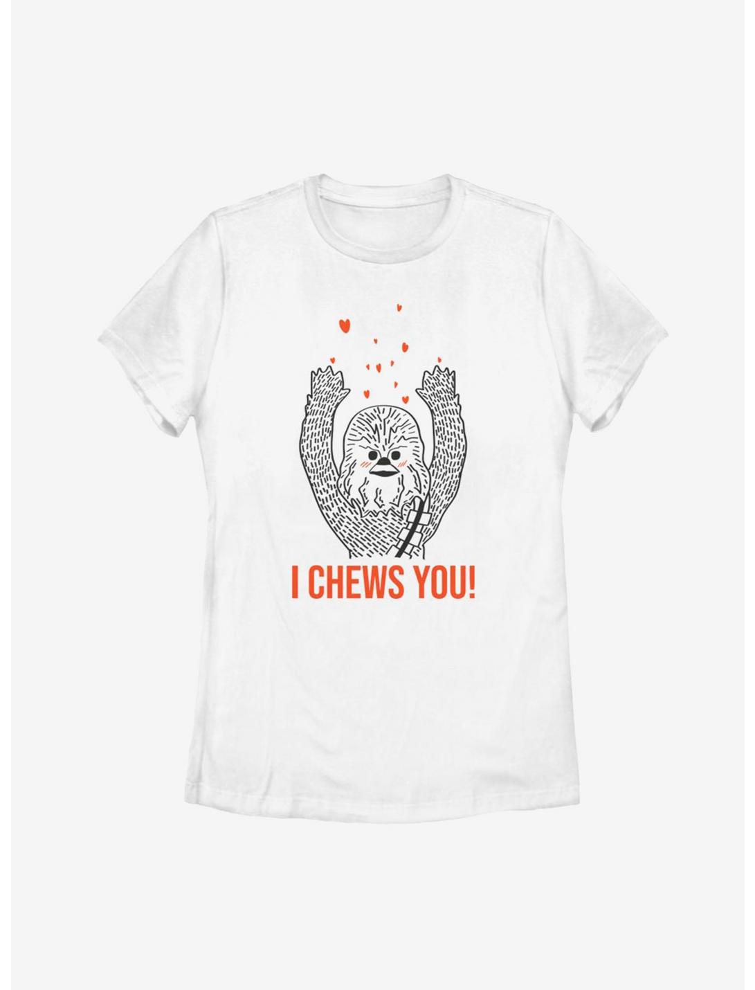 Star Wars I Chews You Chewy Womens T-Shirt, WHITE, hi-res