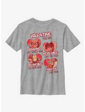 Marvel Avengers Valentine You Are Marvel Youth T-Shirt, , hi-res