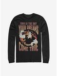 Disney Beauty And The Beast Gaston Dreams Long-Sleeve T-Shirt, BLACK, hi-res