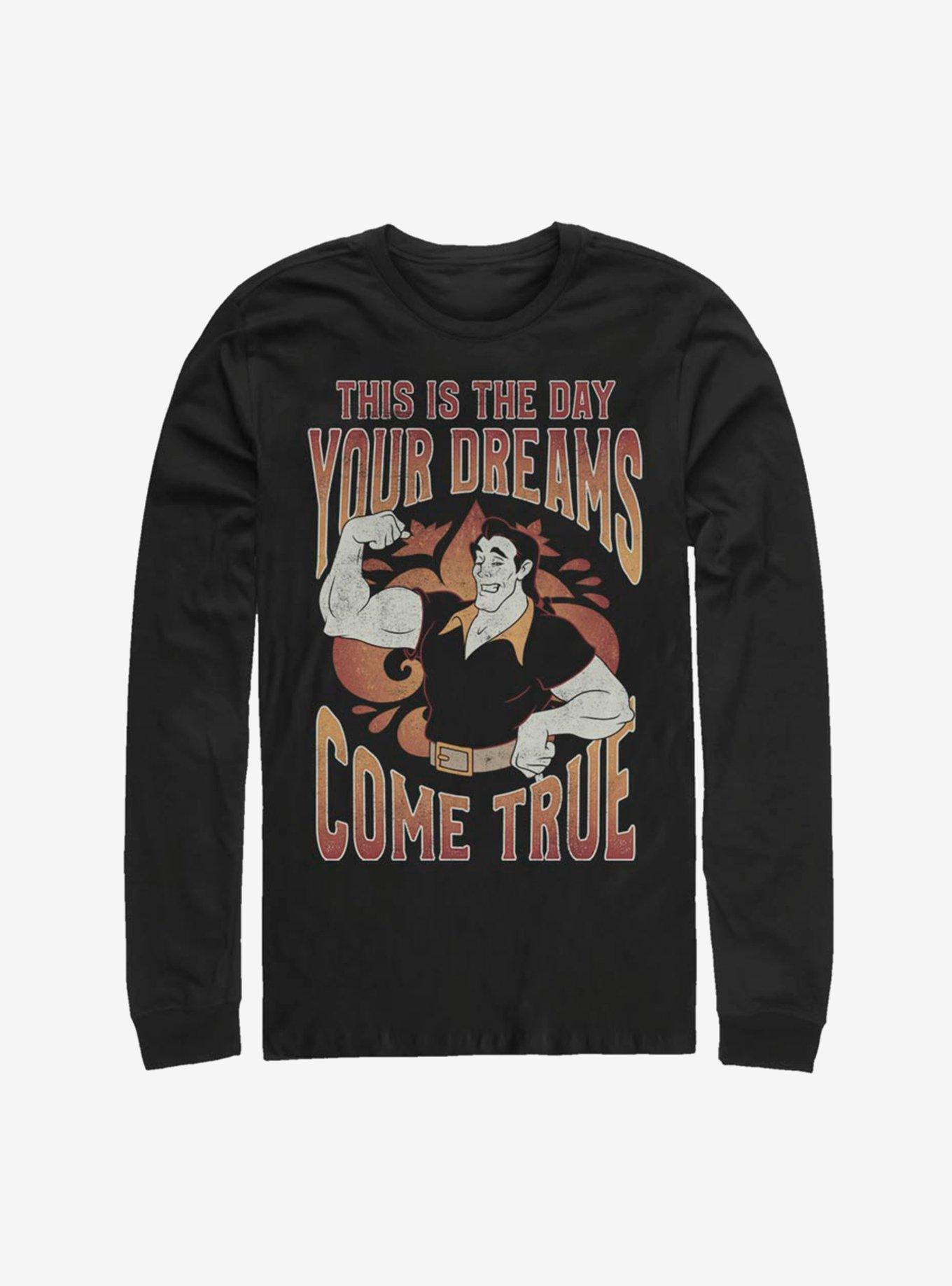 Disney Beauty And The Beast Gaston Dreams Long-Sleeve T-Shirt, , hi-res