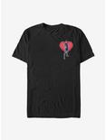 Marvel Black Widow Heart T-Shirt, BLACK, hi-res