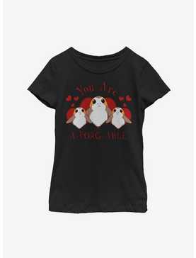 Star Wars A-Porg-Able Youth Girls T-Shirt, , hi-res