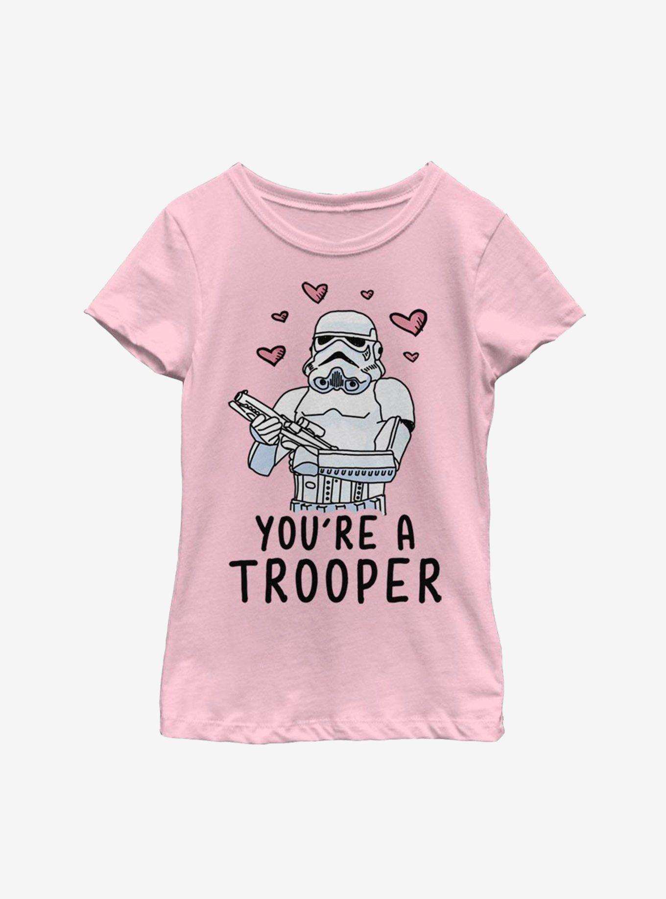 Star Wars Trooper Love Youth Girls T-Shirt, , hi-res