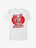 Marvel Captain America Legendary Heart T-Shirt, WHITE, hi-res
