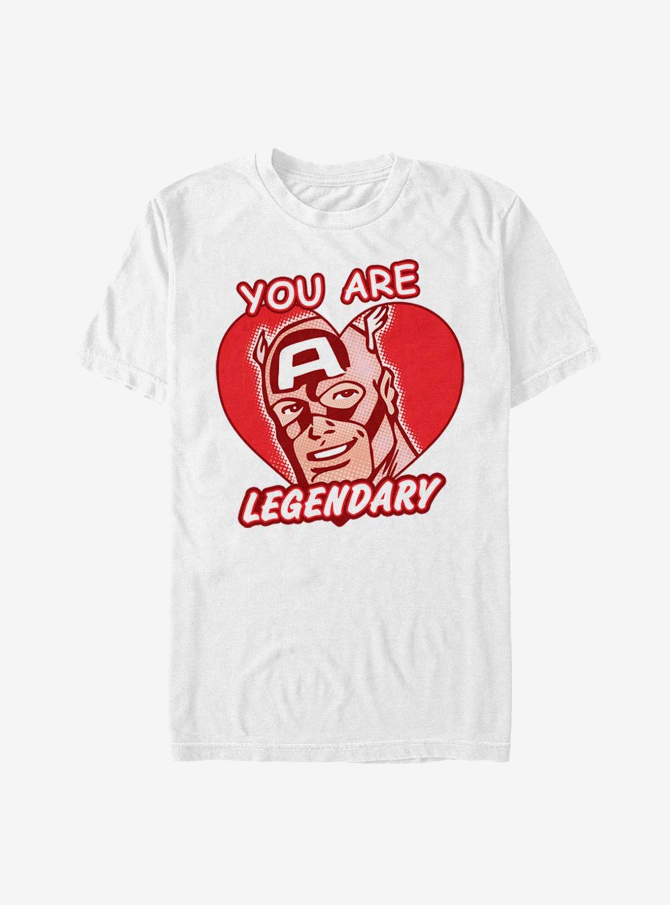 Marvel Captain America Legendary Heart T-Shirt, , hi-res