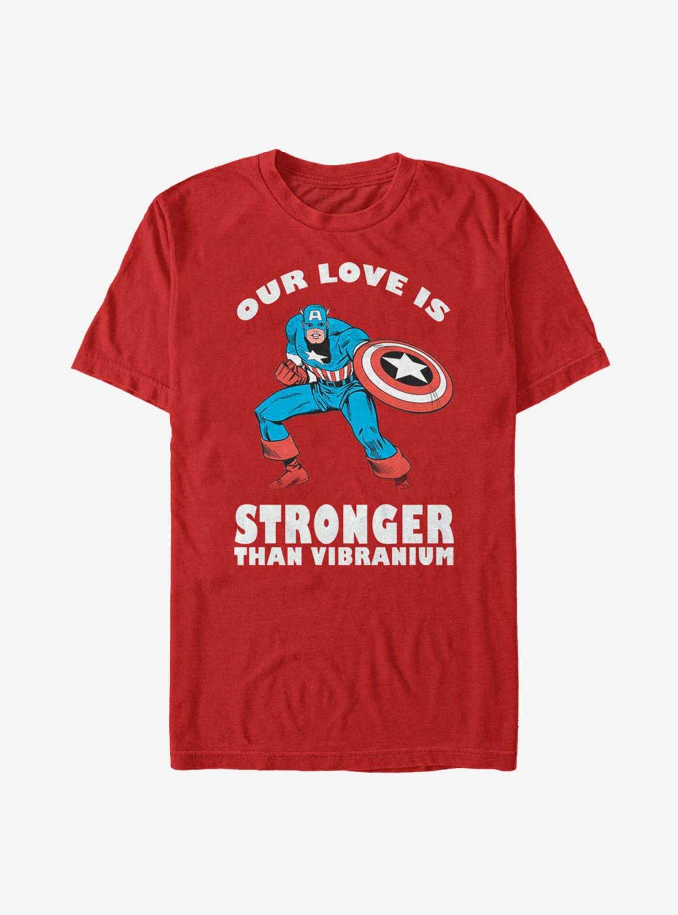 Marvel Captain America Strong Love T-Shirt, , hi-res