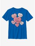 Star Wars Candy Hearts Youth T-Shirt, ROYAL, hi-res
