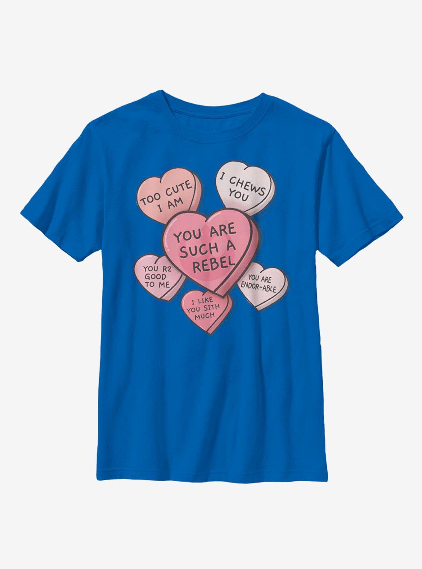 Star Wars Candy Hearts Youth T-Shirt, , hi-res