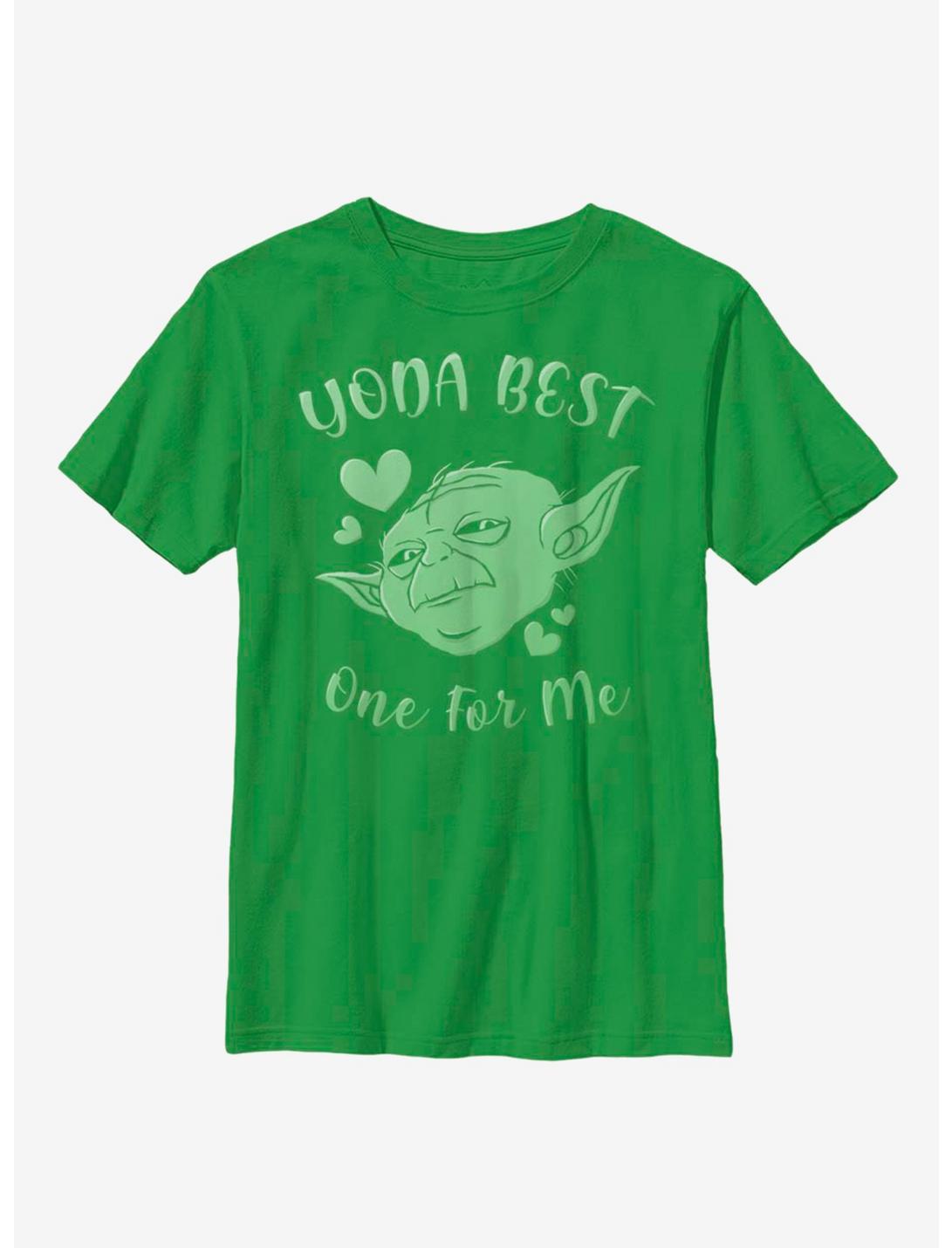 Star Wars Yoda Best Hearts Youth T-Shirt, KELLY, hi-res