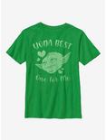 Star Wars Yoda Best Hearts Youth T-Shirt, KELLY, hi-res