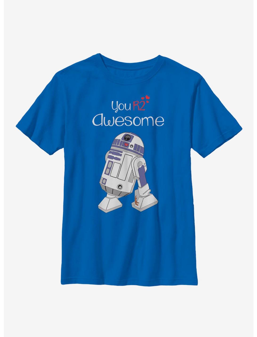 Star Wars You R2 Awesome Youth T-Shirt, ROYAL, hi-res