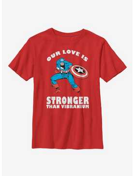 Marvel Captain America Strong Love Youth T-Shirt, , hi-res