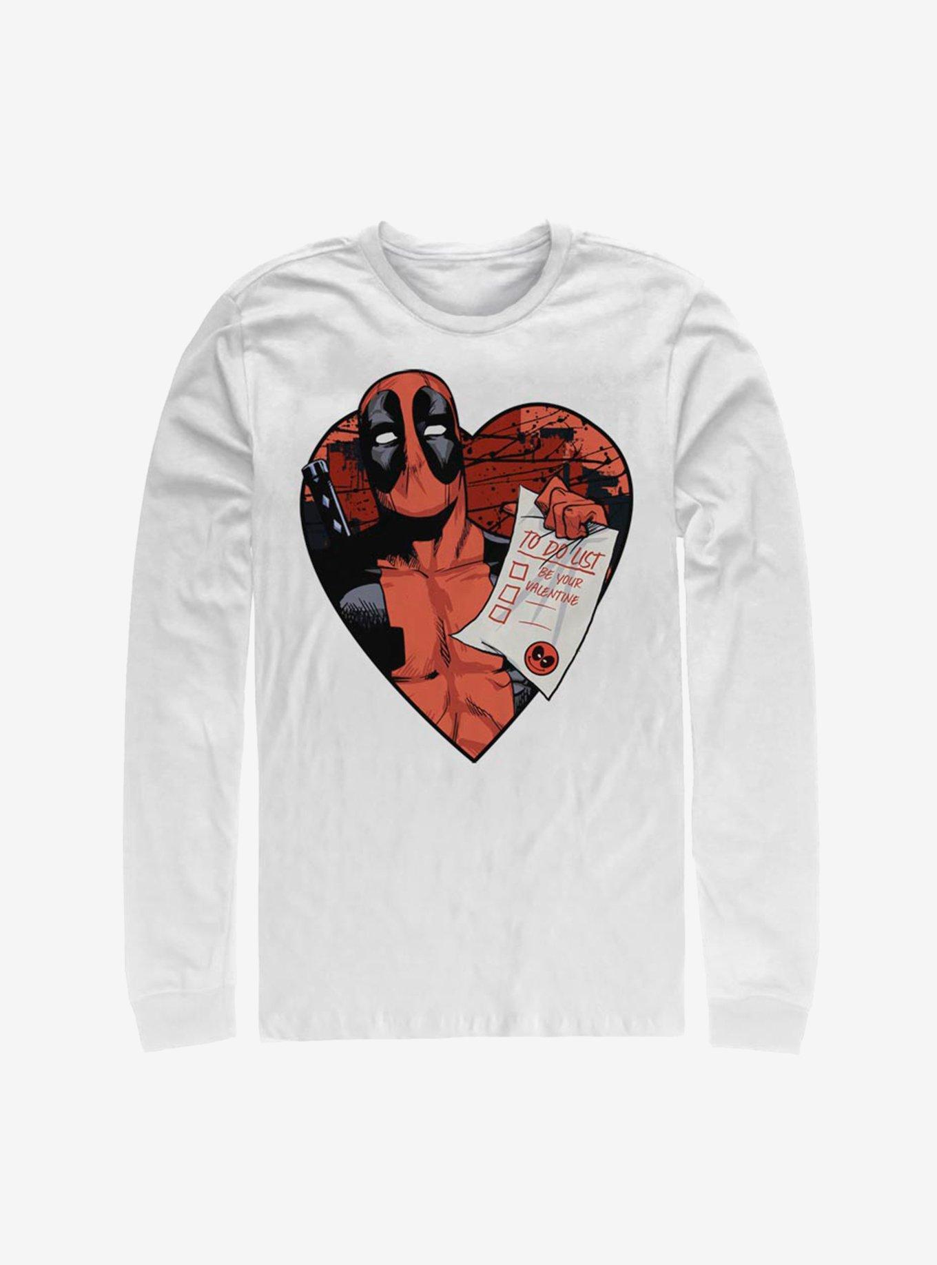 Marvel Deadpool List Long-Sleeve T-Shirt, , hi-res