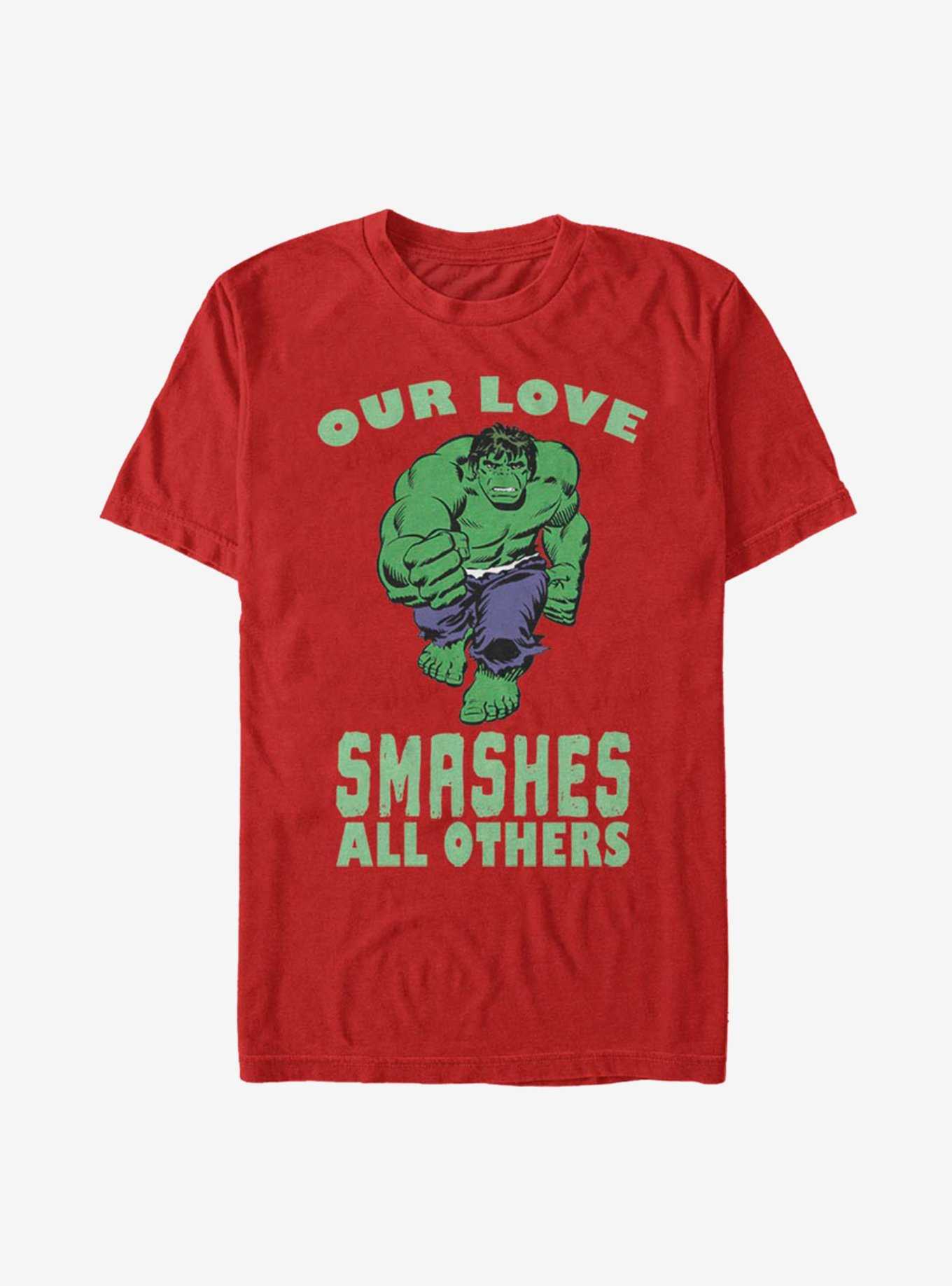 Marvel Hulk Smashing Love T-Shirt, , hi-res