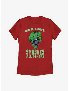 Marvel Hulk Smashing Love Womens T-Shirt, , hi-res