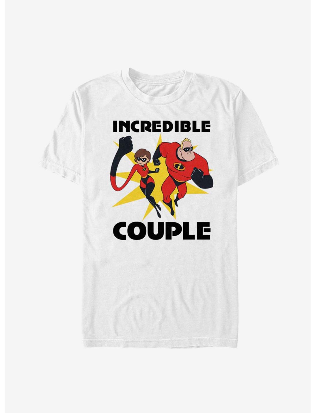 Disney Pixar Incredibles Incredible Couple T-Shirt, WHITE, hi-res