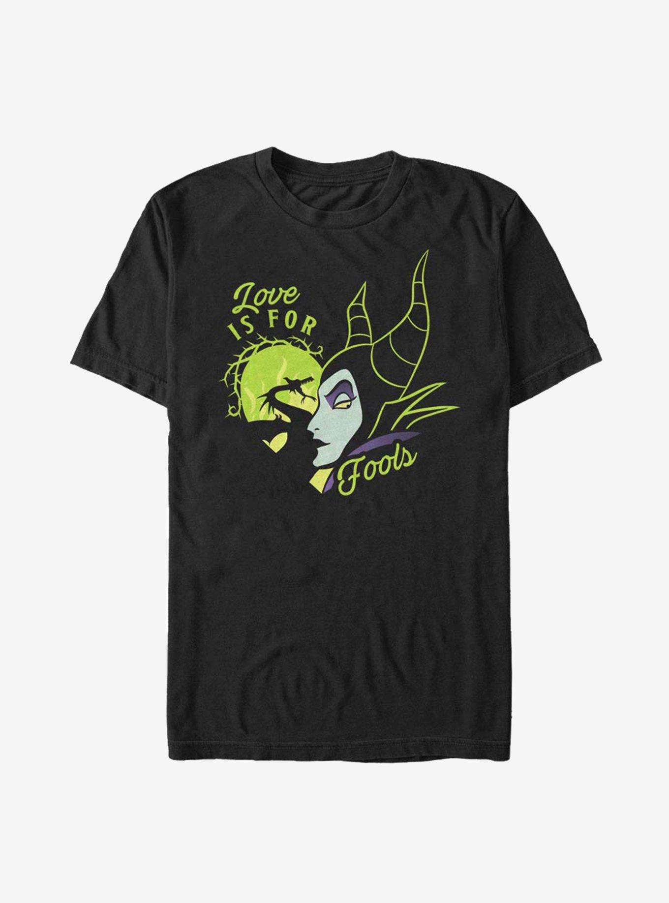 Disney Maleficent Love Is For Fools T-Shirt, , hi-res