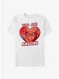 Marvel Spider-Man Amazing Heart T-Shirt, WHITE, hi-res