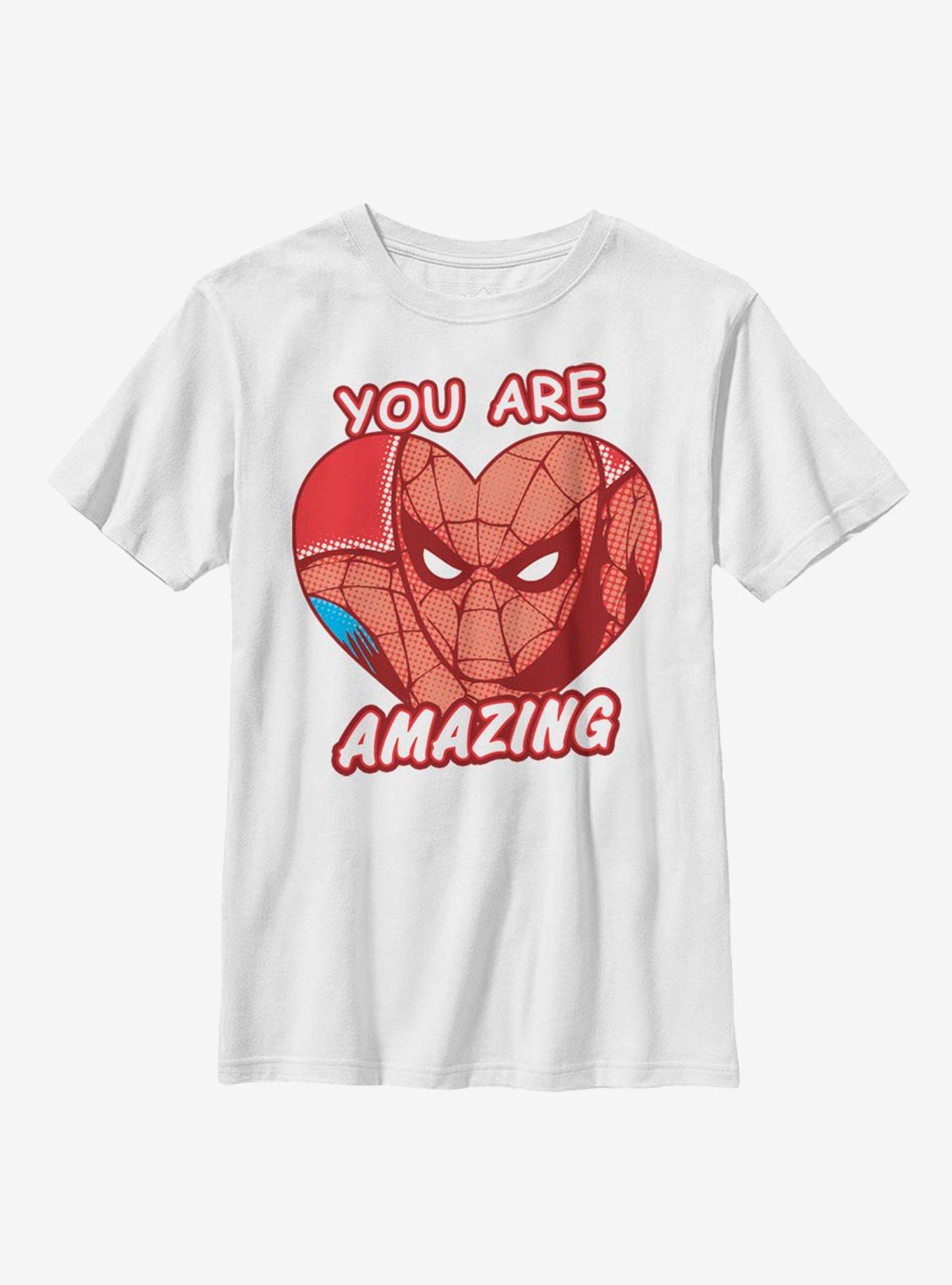 Marvel Spider-Man Amazing Heart Youth T-Shirt, , hi-res