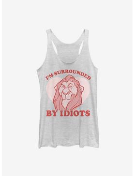 Disney The Lion King Scar Surrounded Valentine Womens Tank Top, , hi-res