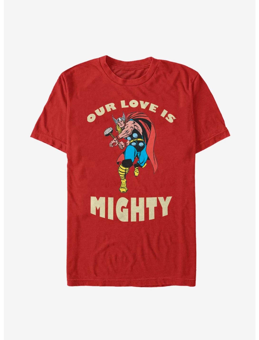 Marvel Thor Mighty Love T-Shirt, RED, hi-res