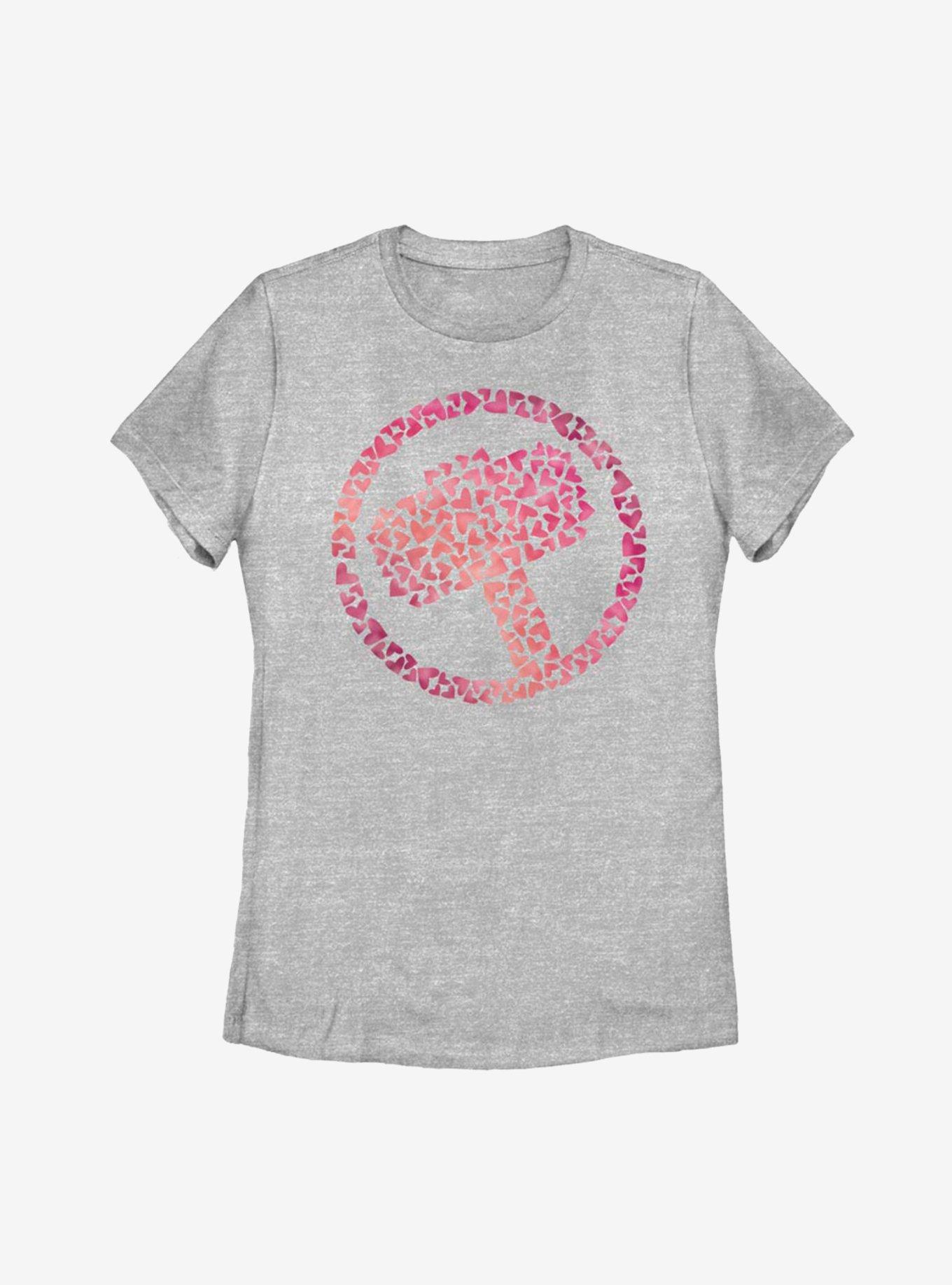 Marvel Thor Heart Hammer Womens T-Shirt, , hi-res