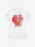 Marvel Thor Mighty Heart Womens T-Shirt, WHITE, hi-res