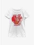 Marvel Thor Mighty Heart Youth Girls T-Shirt, WHITE, hi-res