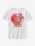 Marvel Thor Mighty Heart Youth T-Shirt, WHITE, hi-res
