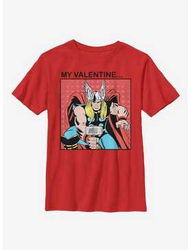 Marvel Thor My Valentine Youth T-Shirt, , hi-res
