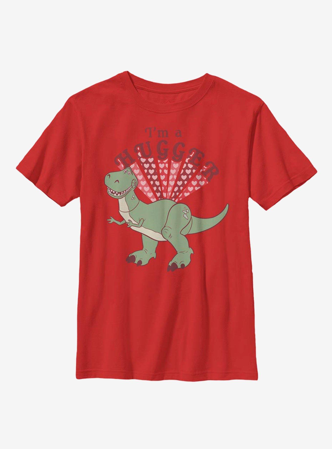 Disney Pixar Toy Story Hugger Rex Youth T-Shirt, RED, hi-res