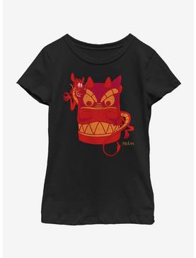 Disney Mulan Red Great Stone Dragon Mushu Youth Girls T-Shirt, , hi-res