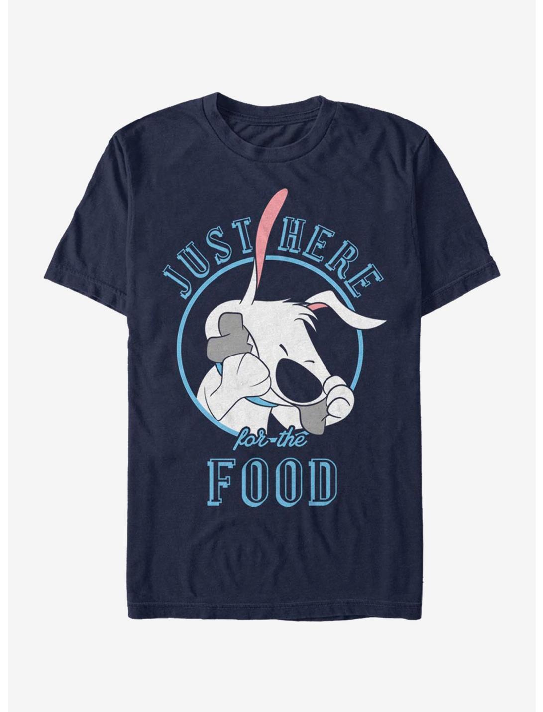 Disney Mulan Little Brother Here For The Food T-Shirt, NAVY, hi-res