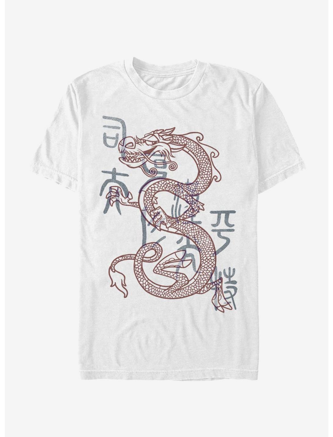 Disney Mulan Line Mushu Dragon T-Shirt, WHITE, hi-res