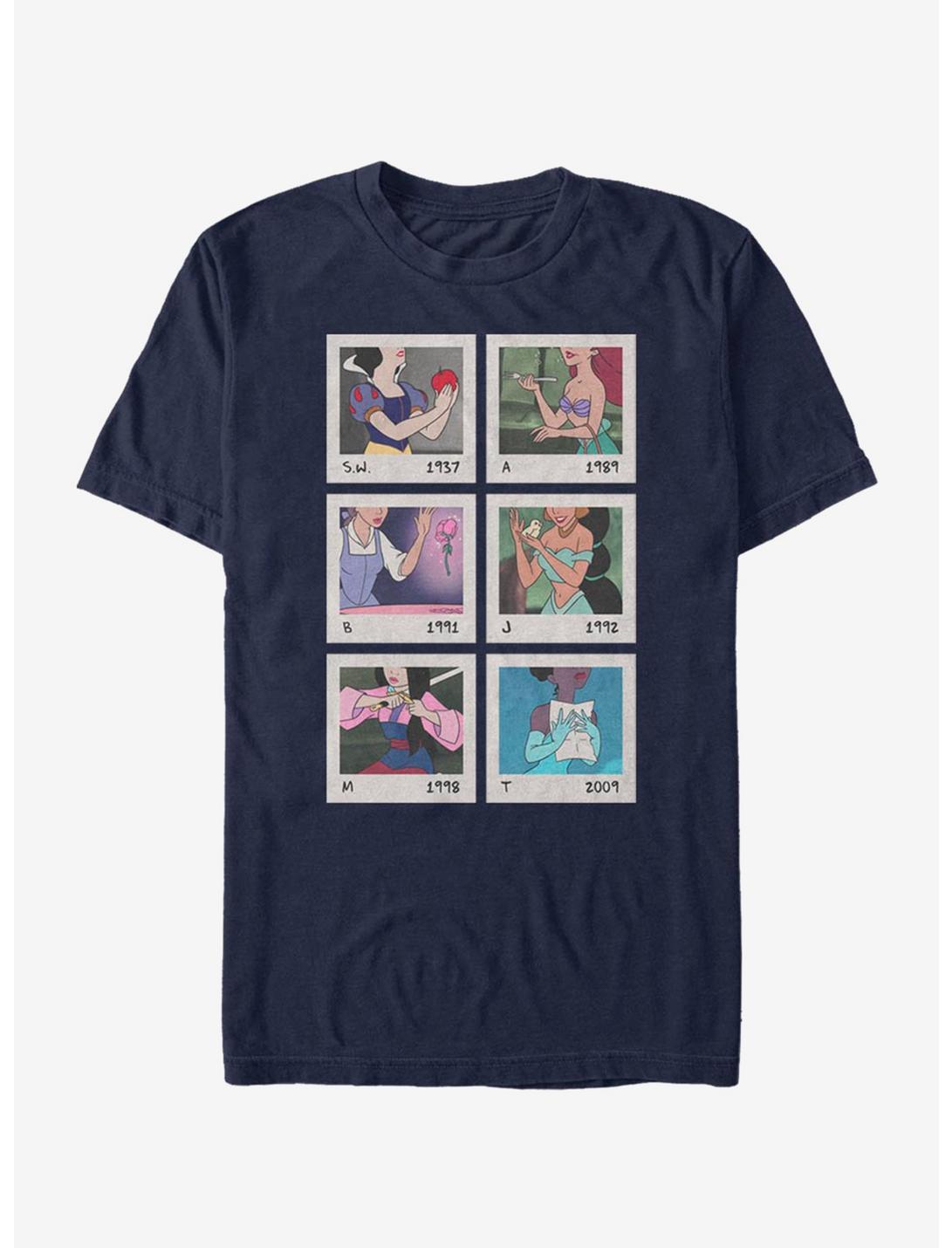 Disney Princesses Classic Icons Polaroid T-Shirt, NAVY, hi-res