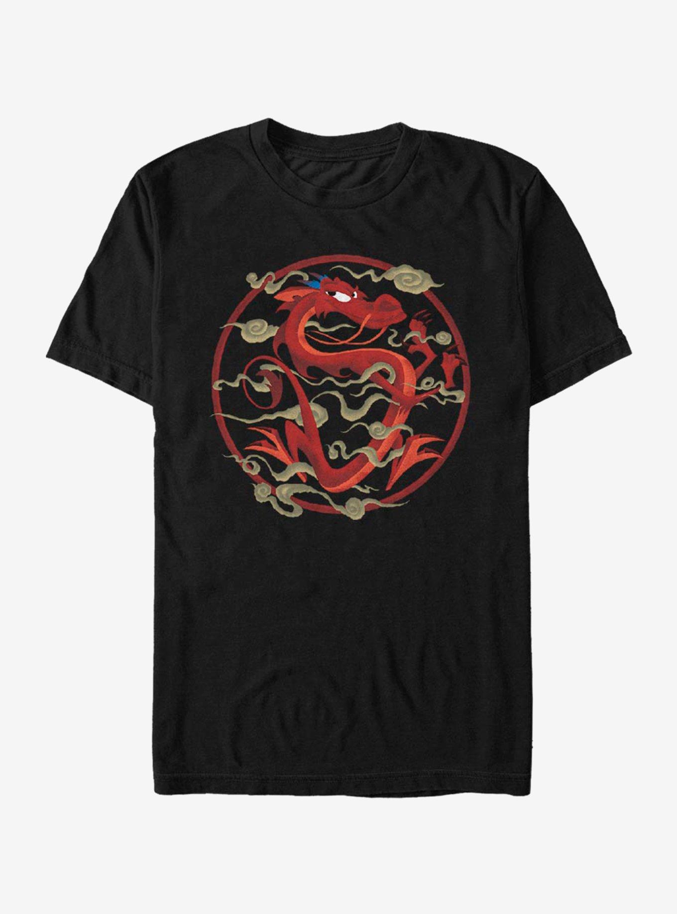 Disney Mulan Great Dragon Mushu T-Shirt, BLACK, hi-res