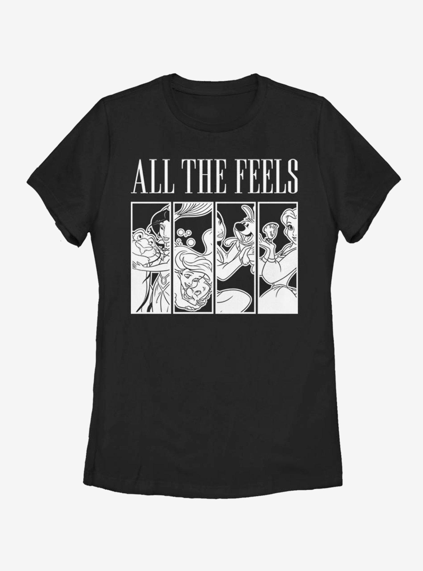 Disney Princesses All The Feels Womens T-Shirt, , hi-res