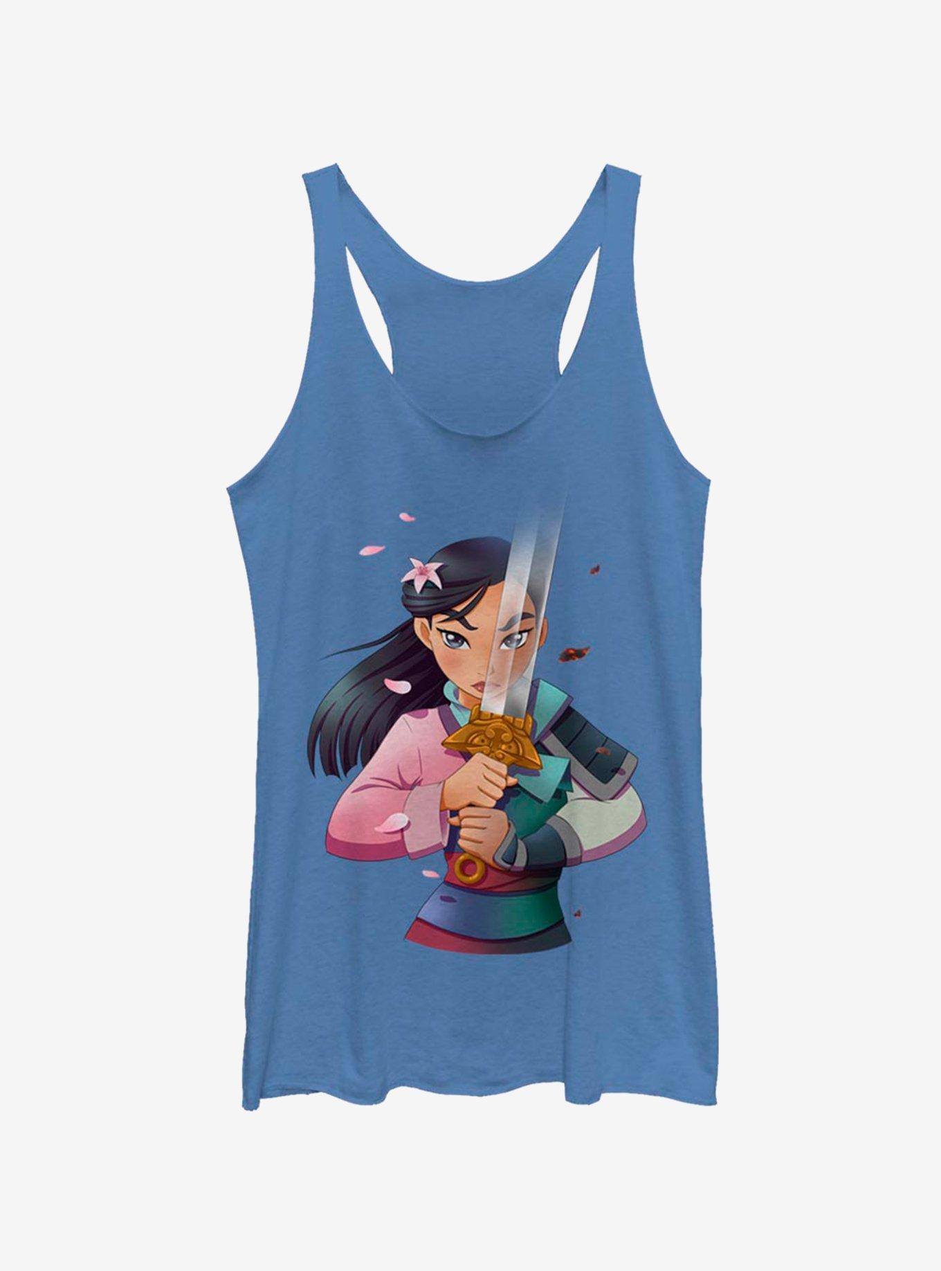 Disney Mulan Anime Mulan Womens Tank Top, ROY HTR, hi-res