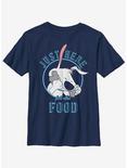 Disney Mulan Little Brother Here For The Food Youth T-Shirt, NAVY, hi-res