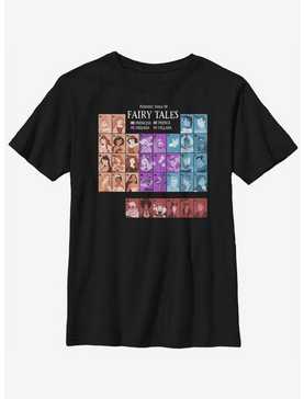 Disney Princesses Periodic Table Of Fairy Tales Youth T-Shirt, , hi-res