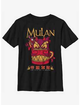 Disney Mulan Mushu Great Stone Dragon Youth T-Shirt, , hi-res