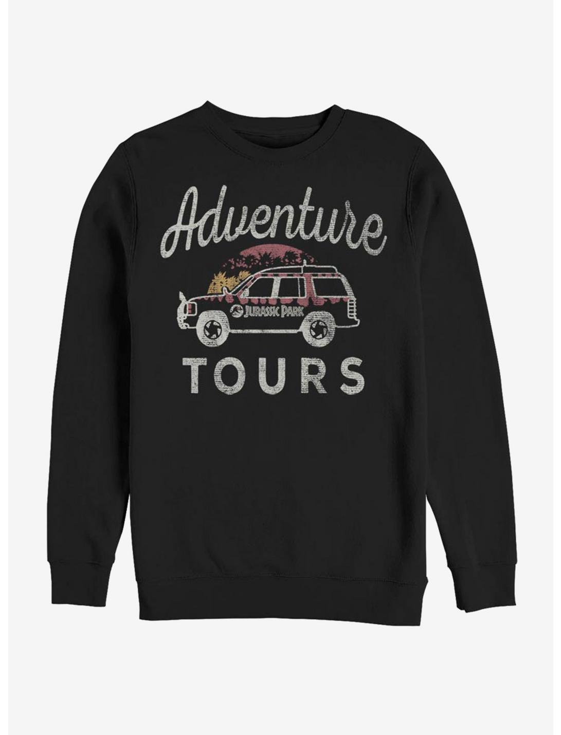 Jurassic Park Adventure Tours Sweatshirt, BLACK, hi-res